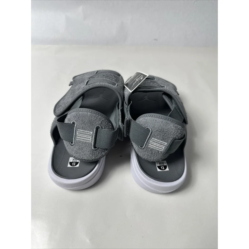 Air Jordan LS Men's Slide Sandals Cool Grey-White DJ9857-002 Size 13 Mens